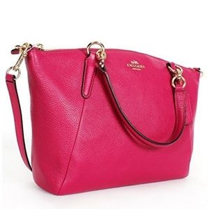 Coach Leather Pink Cross Body Bag